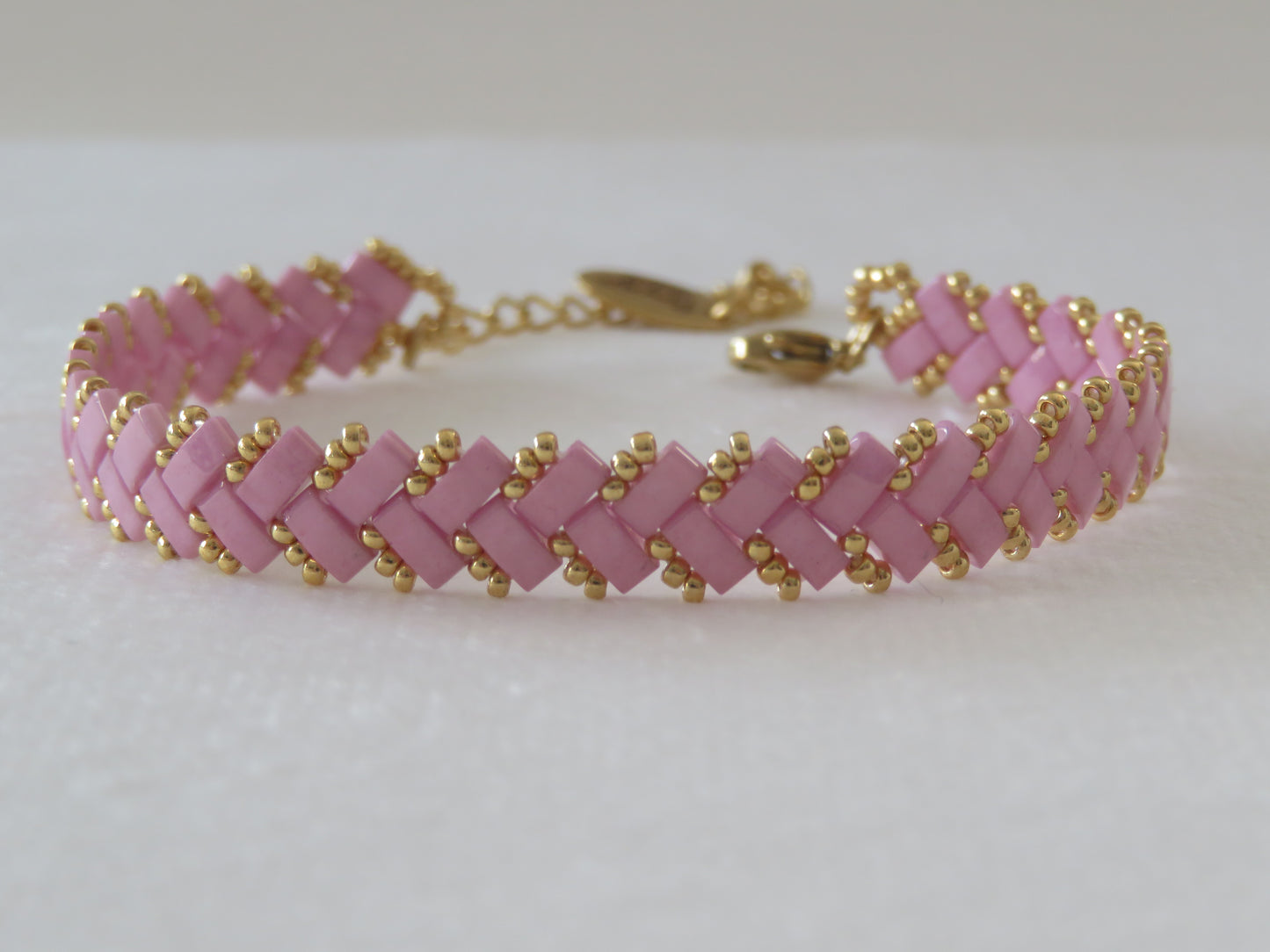 Bracelet 1 rang baby rose
