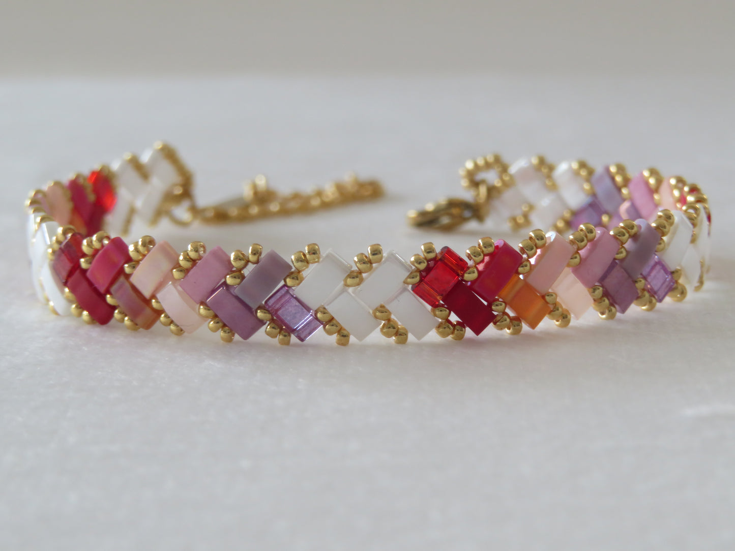 Bracelet 1 rang dégradé court