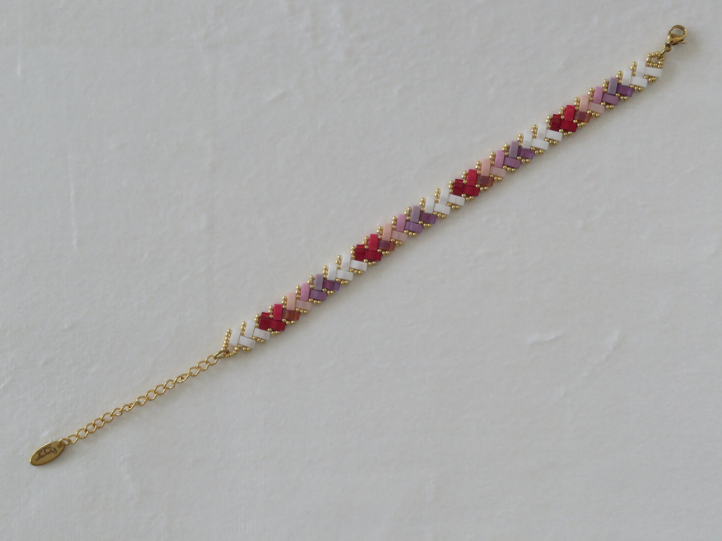 Bracelet 1 rang dégradé court