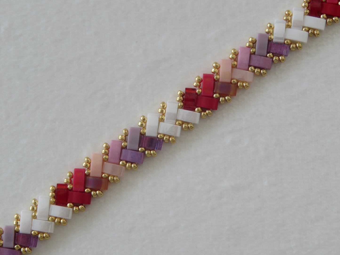 Bracelet 1 rang dégradé court