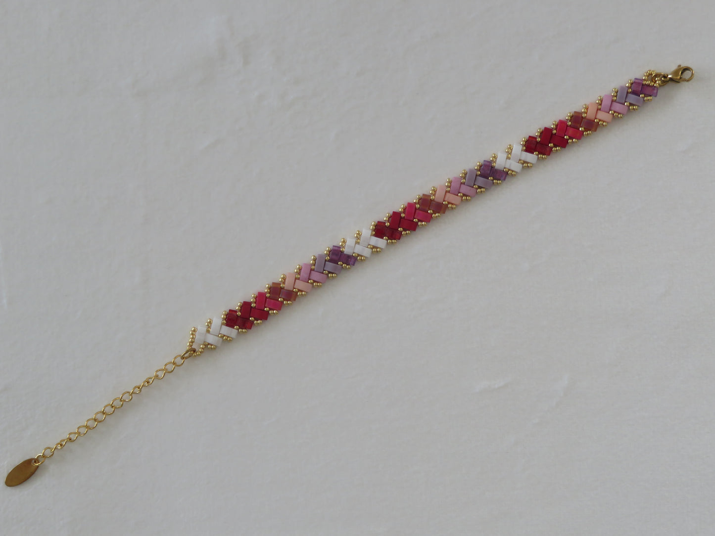 Bracelet 1 rang dégradé long