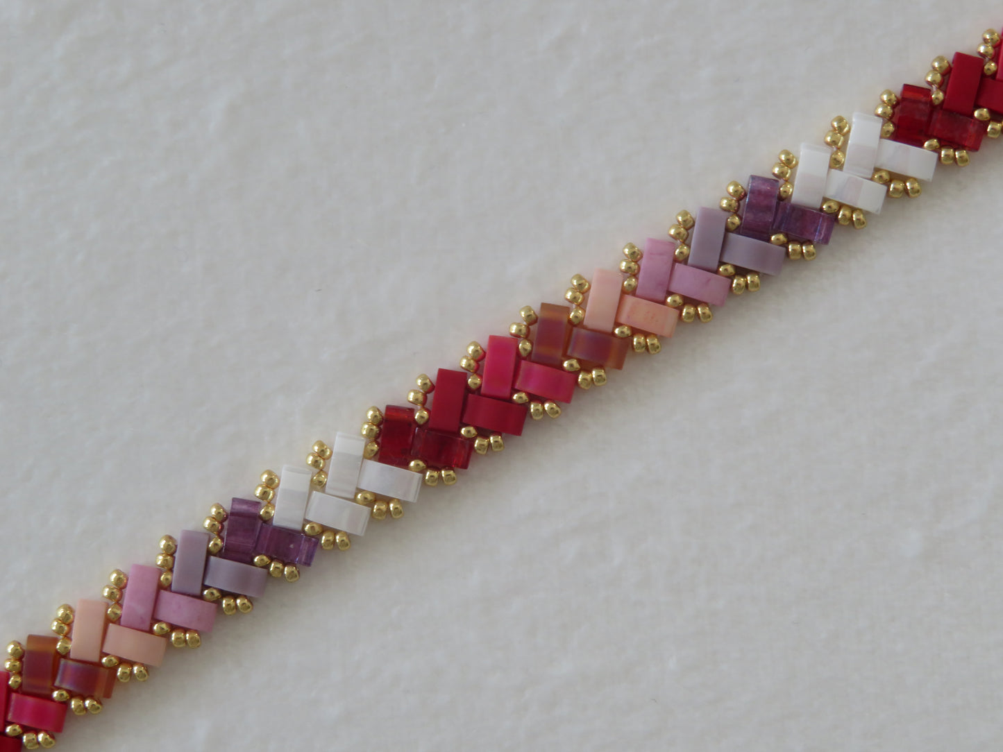 Bracelet 1 rang dégradé long