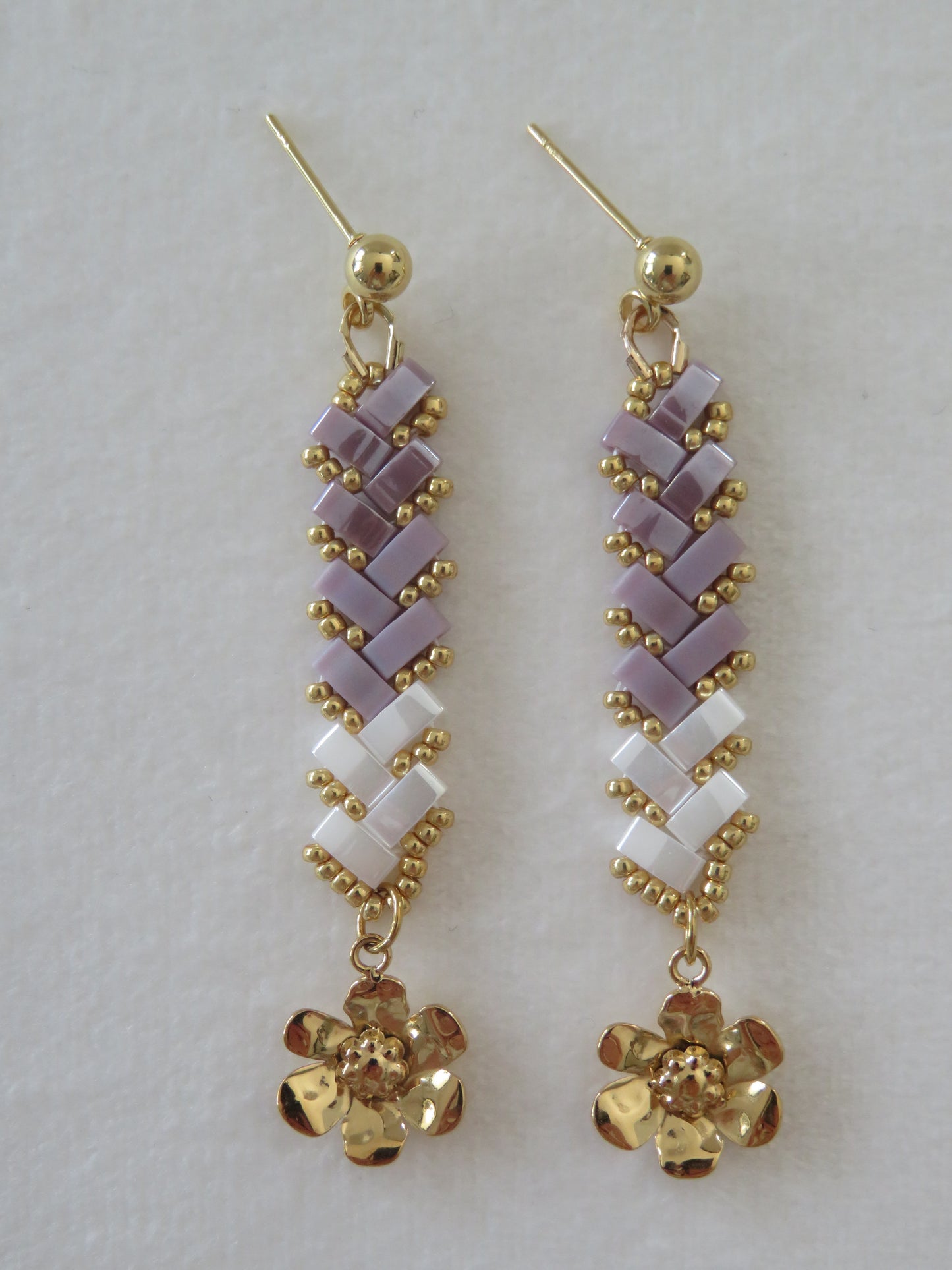 Boucles d'Oreilles charm Fleur