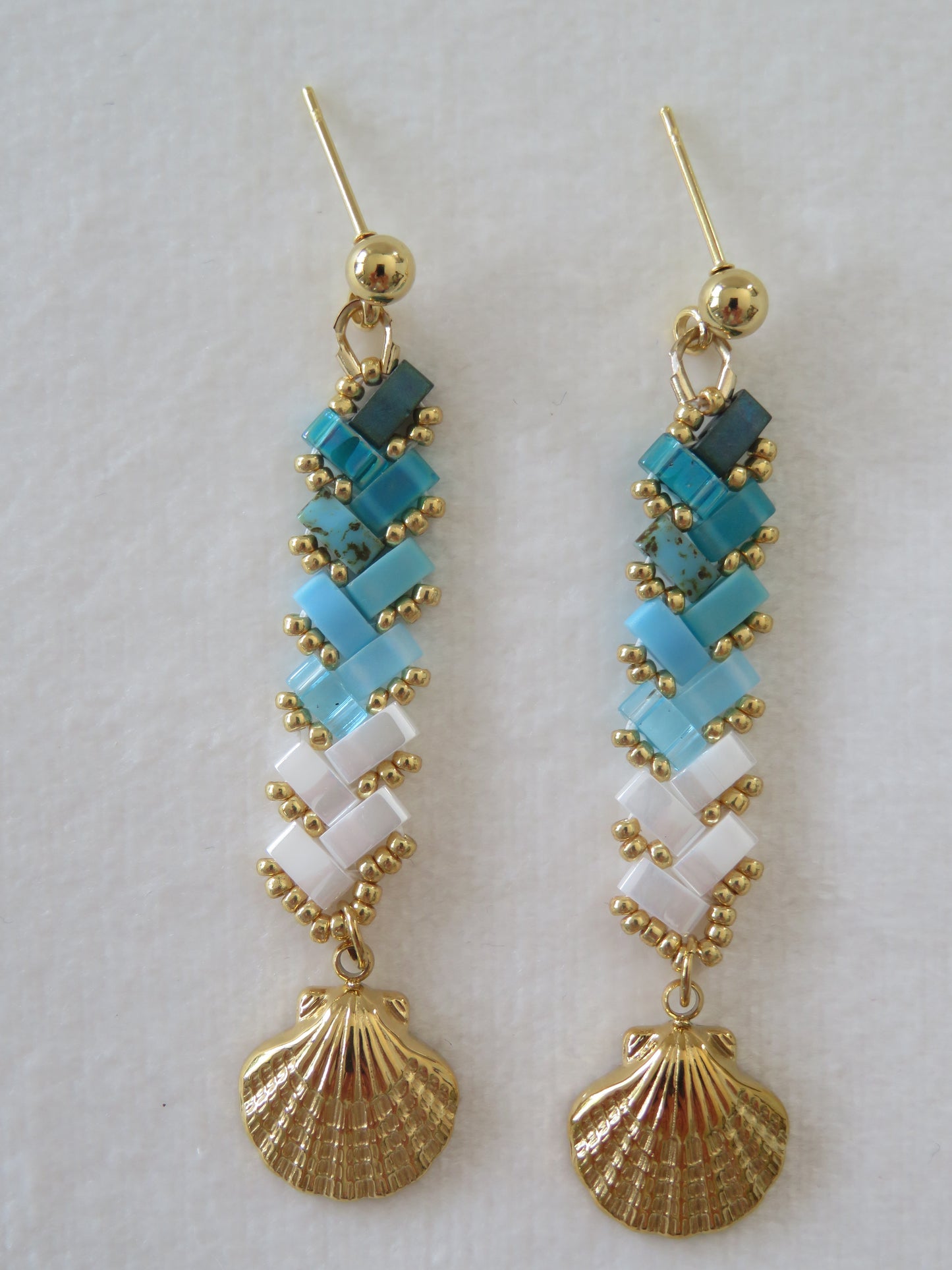 Boucles d'Oreilles charm Coquillage