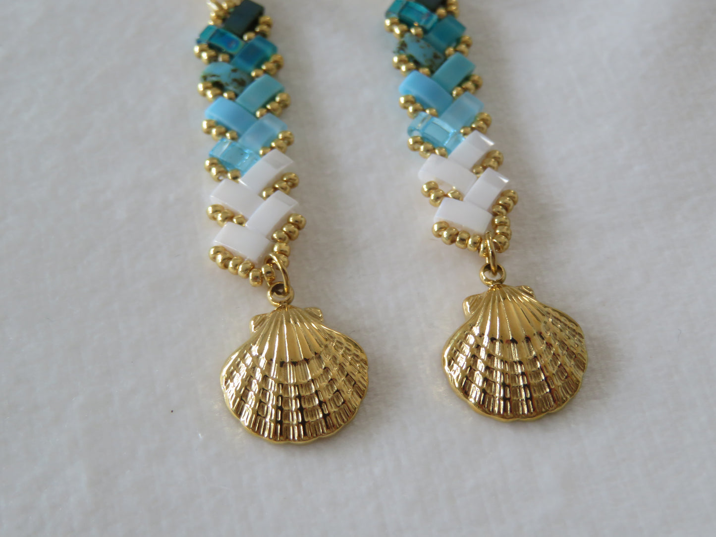 Boucles d'Oreilles charm Coquillage