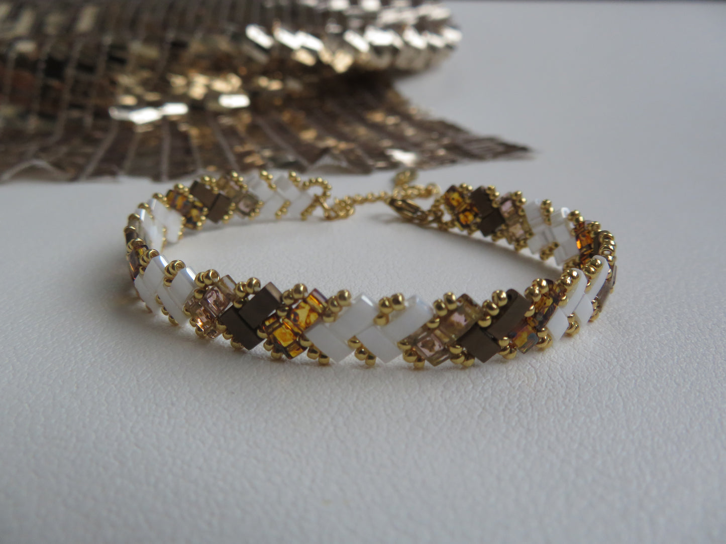 Bracelet 1 rang tricolor