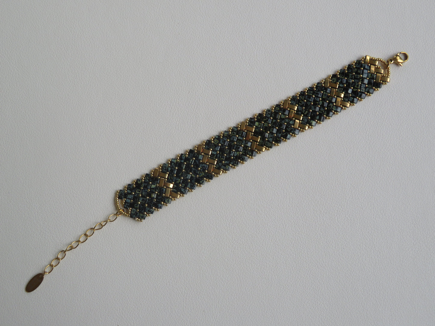 Bracelet 3 rangs rayures larges