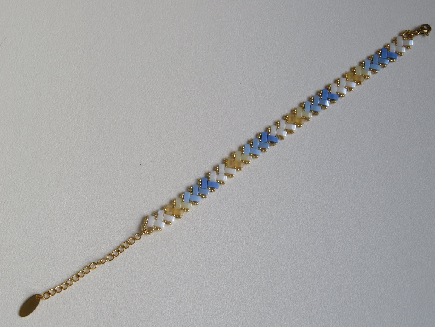Bracelet Miyuki 1 rang dégradé doux