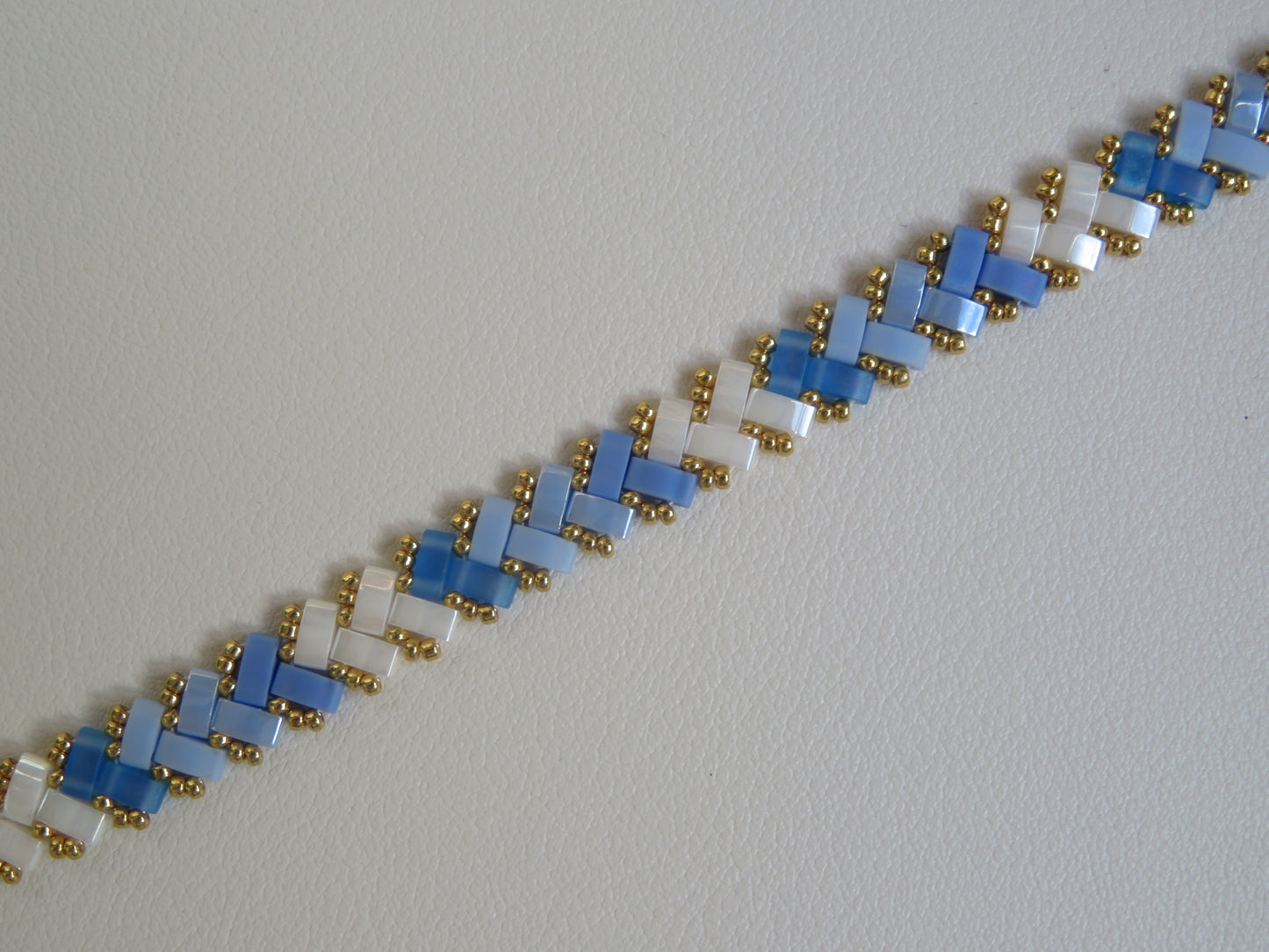 Bracelet Miyuki 1 rang dégradé clair