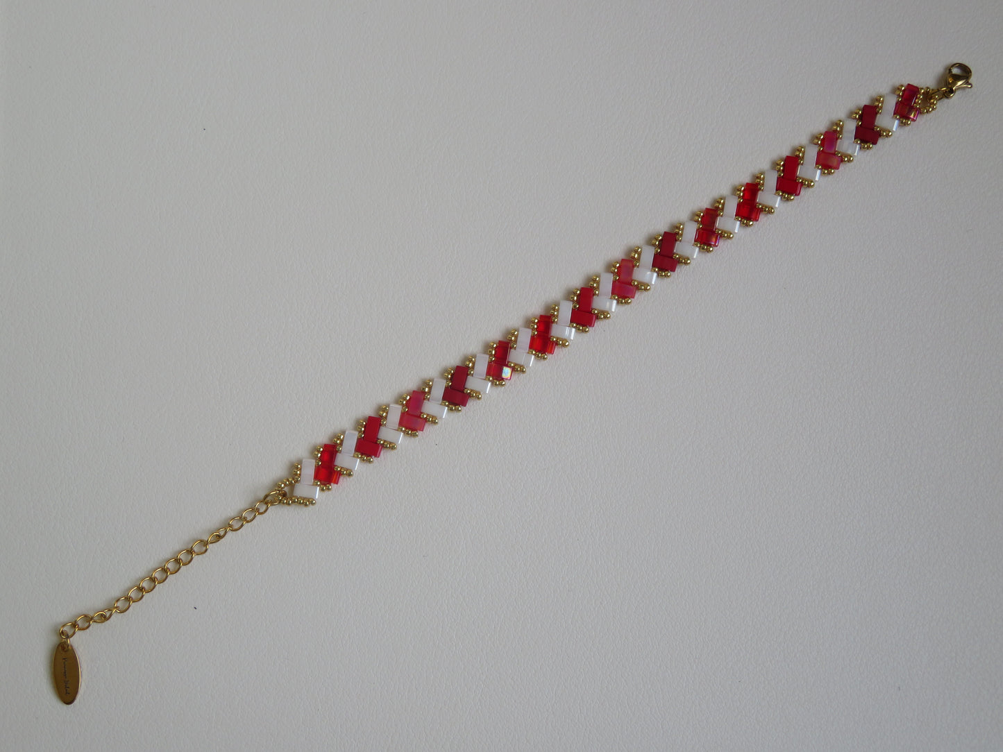 Bracelet 1 rang rayé