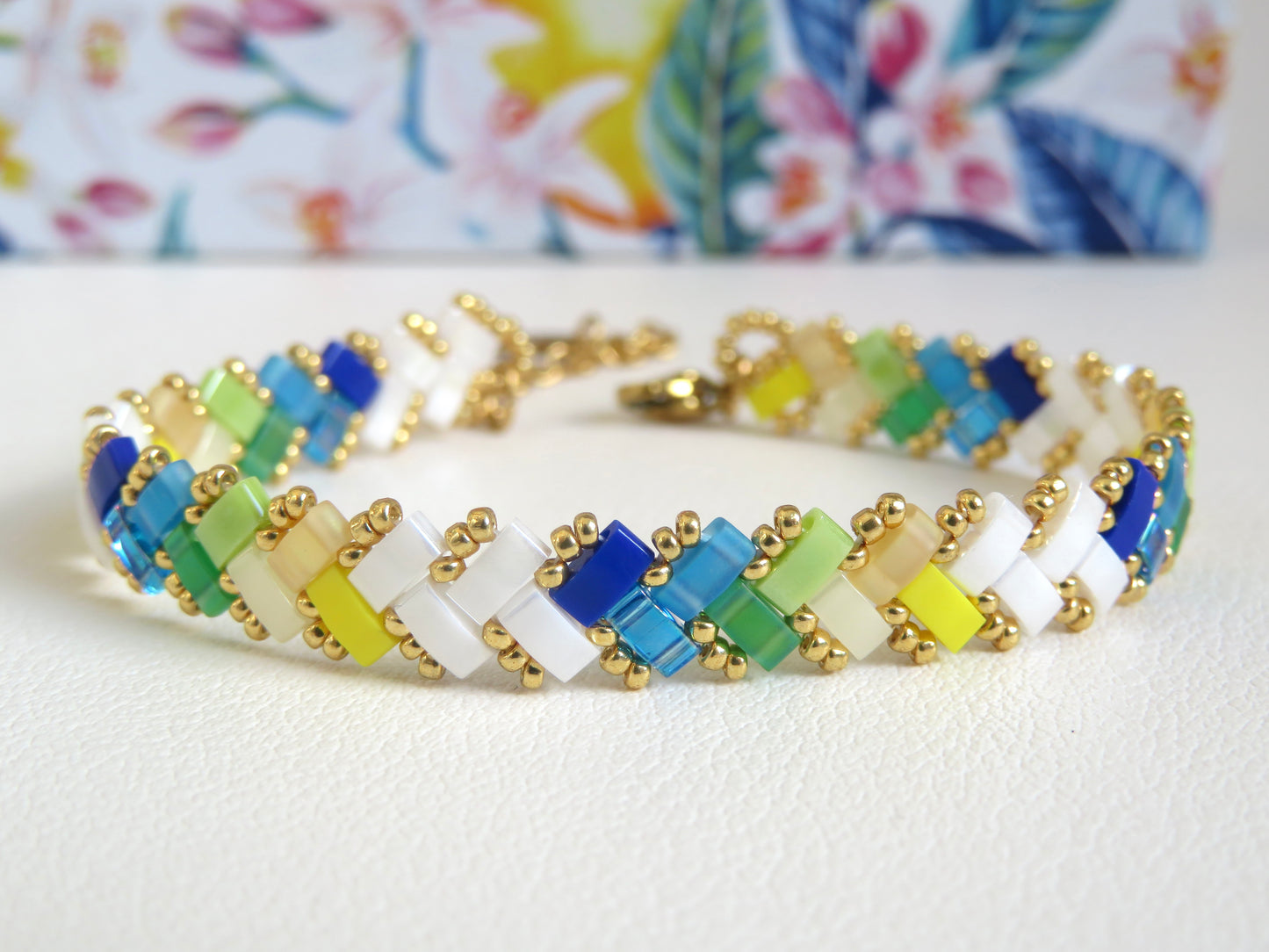 Bracelet Miyuki 1 rang dégradé court