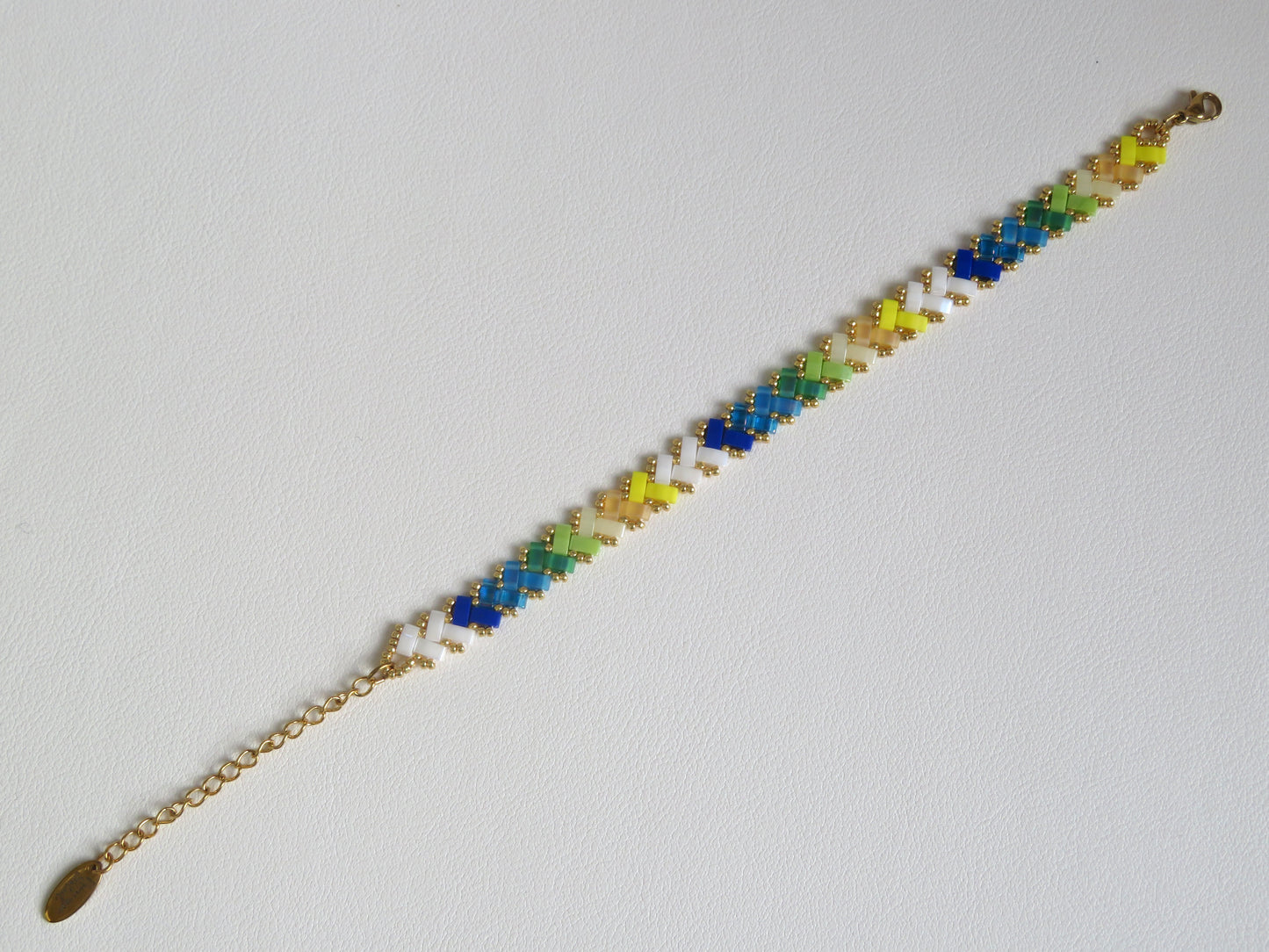 Bracelet Miyuki 1 rang dégradé long
