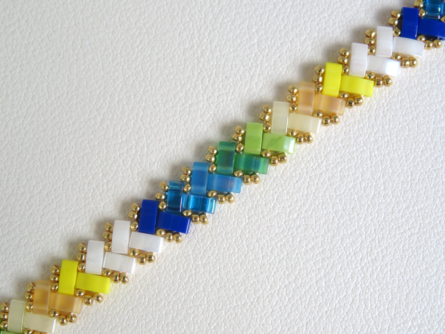 Bracelet Miyuki 1 rang dégradé long