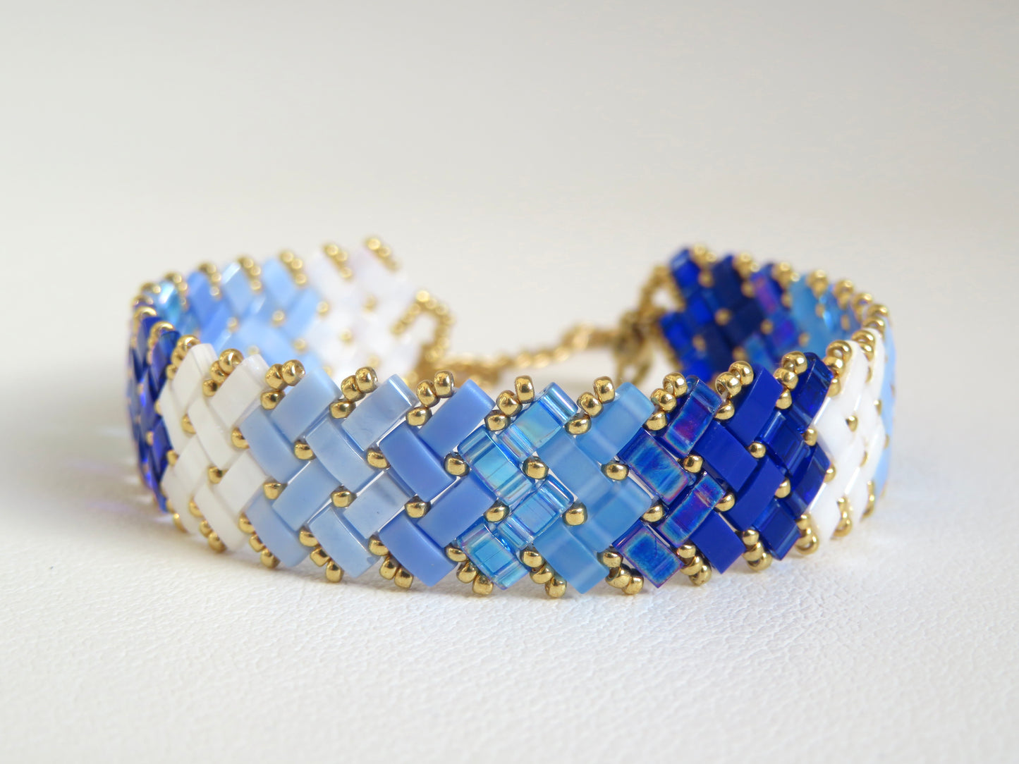 Bracelet Miyuki 2 rangs dégradé