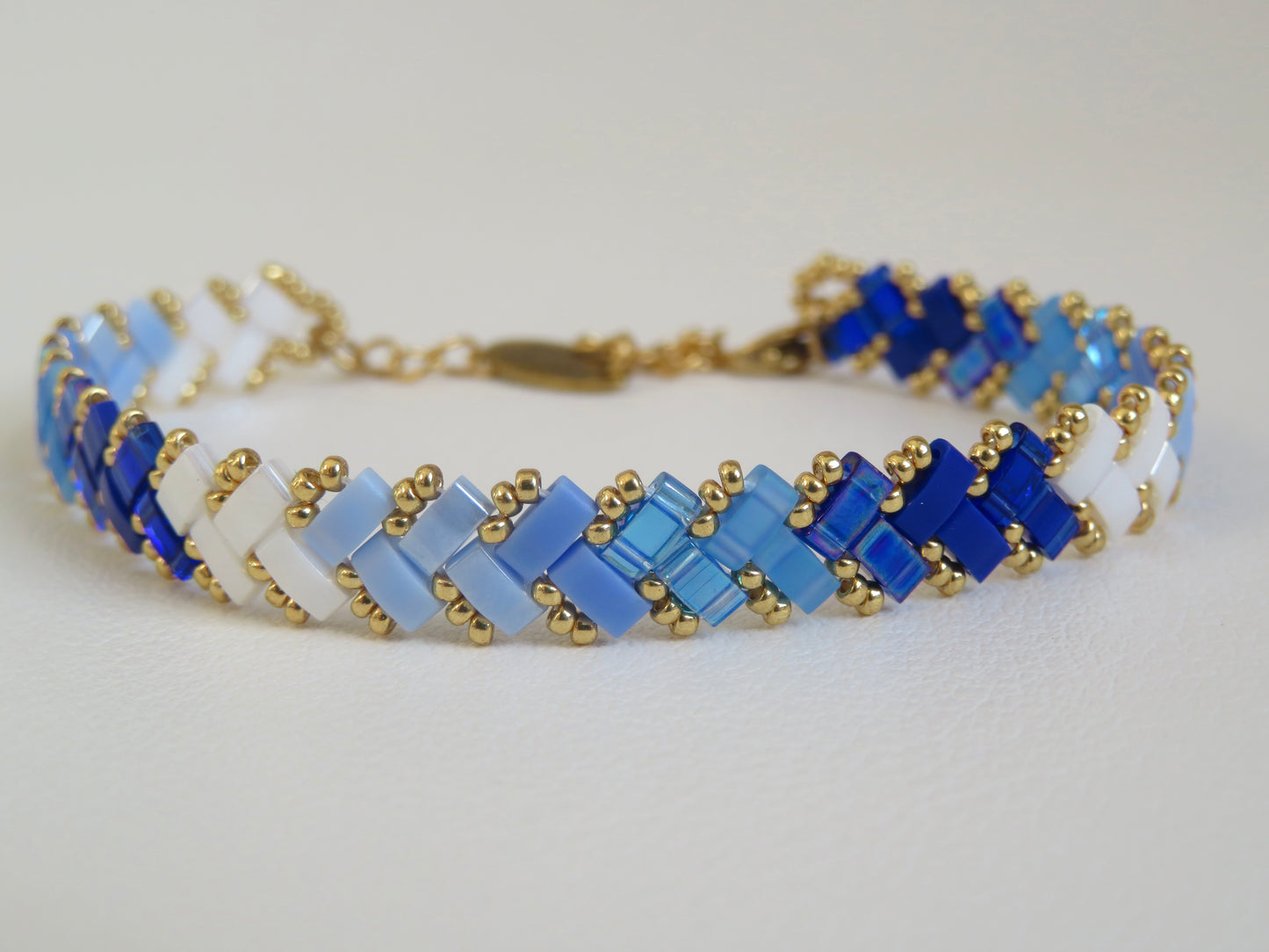 Bracelet Miyuki 1 rang dégradé long