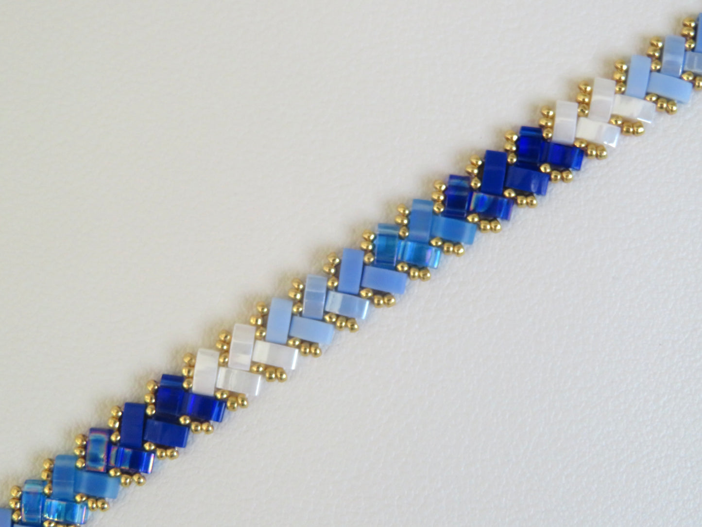 Bracelet Miyuki 1 rang dégradé long