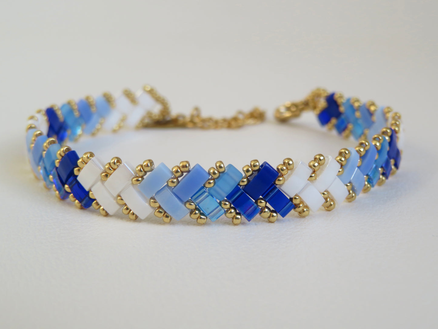 Bracelet Miyuki 1 rang dégradé court