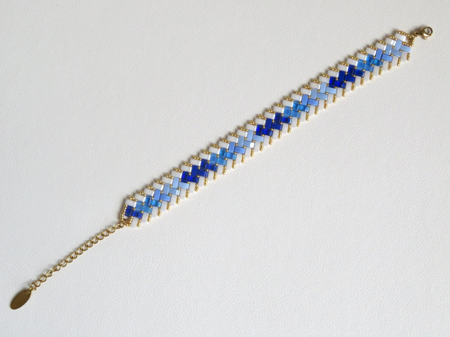 Bracelet Miyuki 2 rangs dégradé intérieur