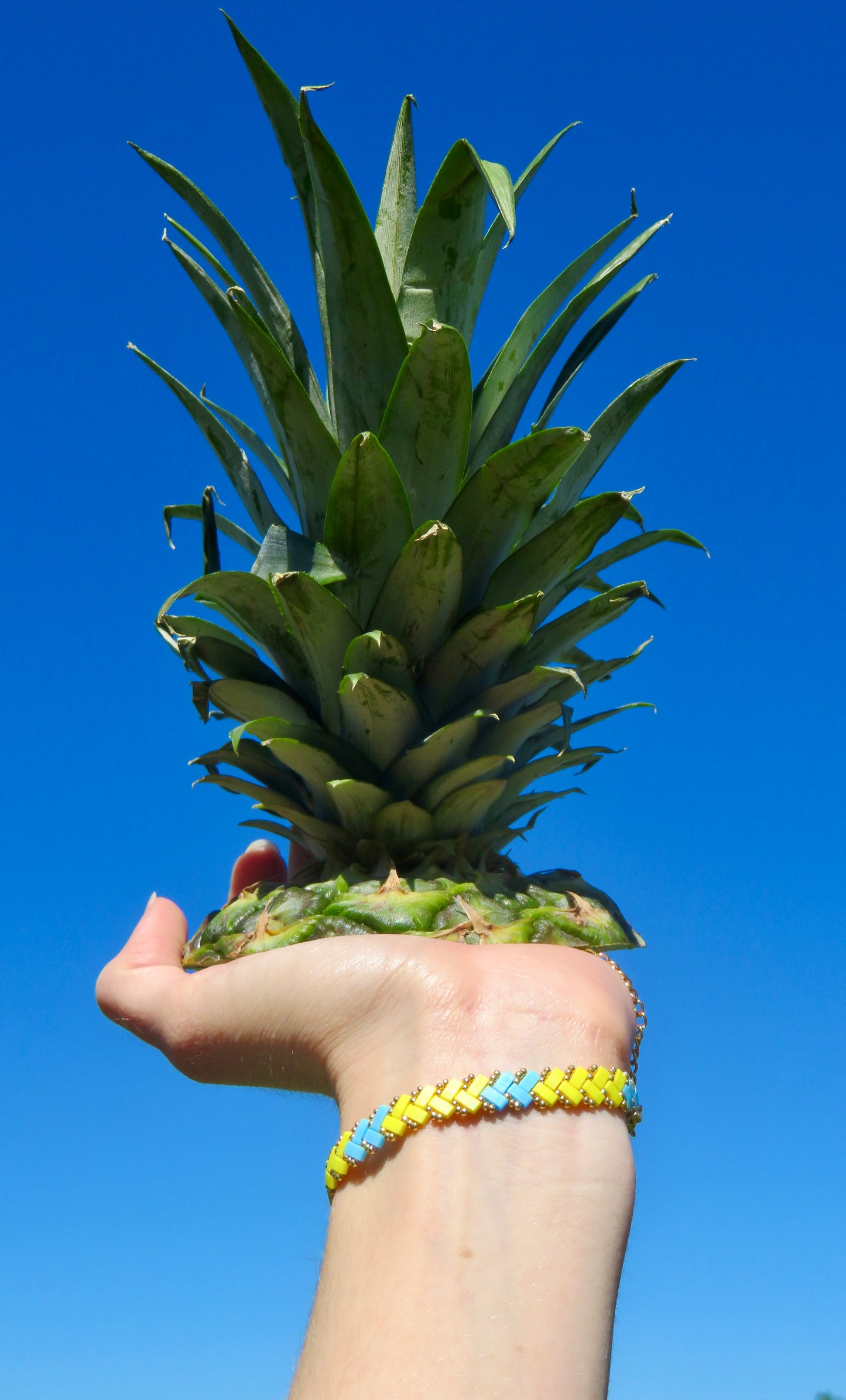 Bracelet Miyuki 1 rang Sky Glow