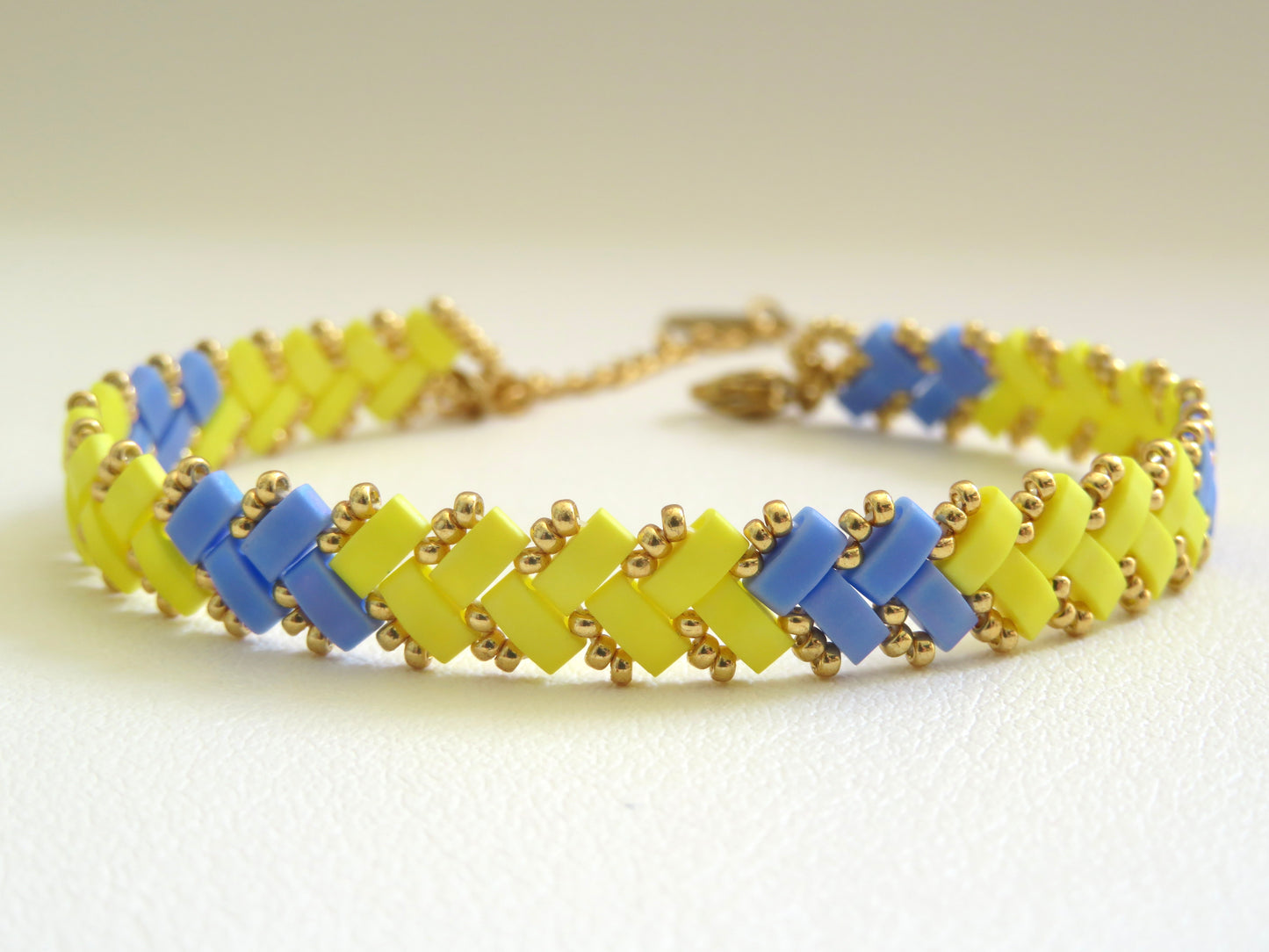 Bracelet Miyuki 1 rang Solar Lavender