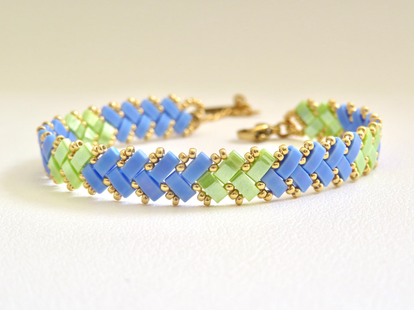 Bracelet Miyuki 1 rang Neon Iris
