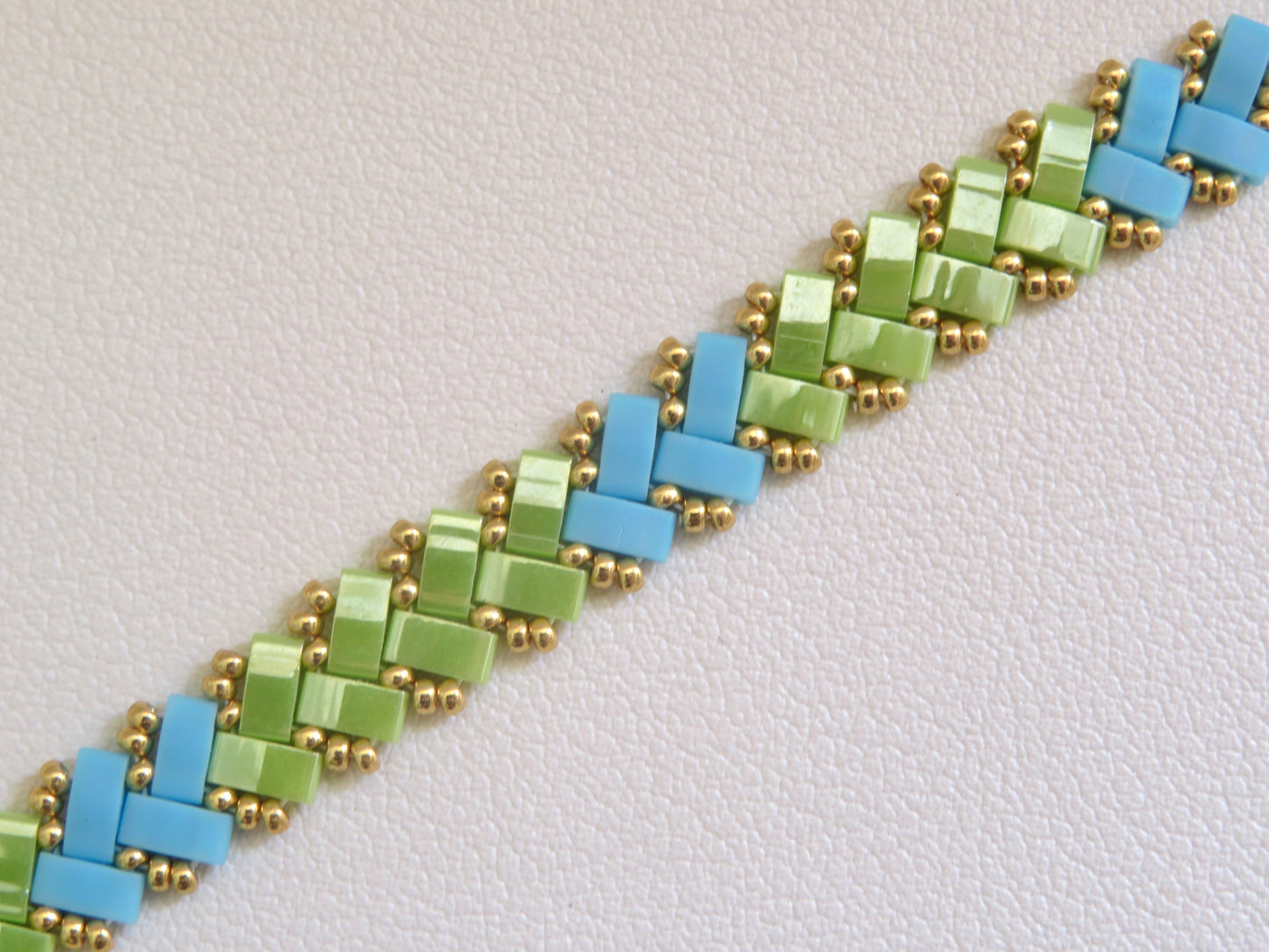 Bracelet Miyuki 1 rang Lime Voltage