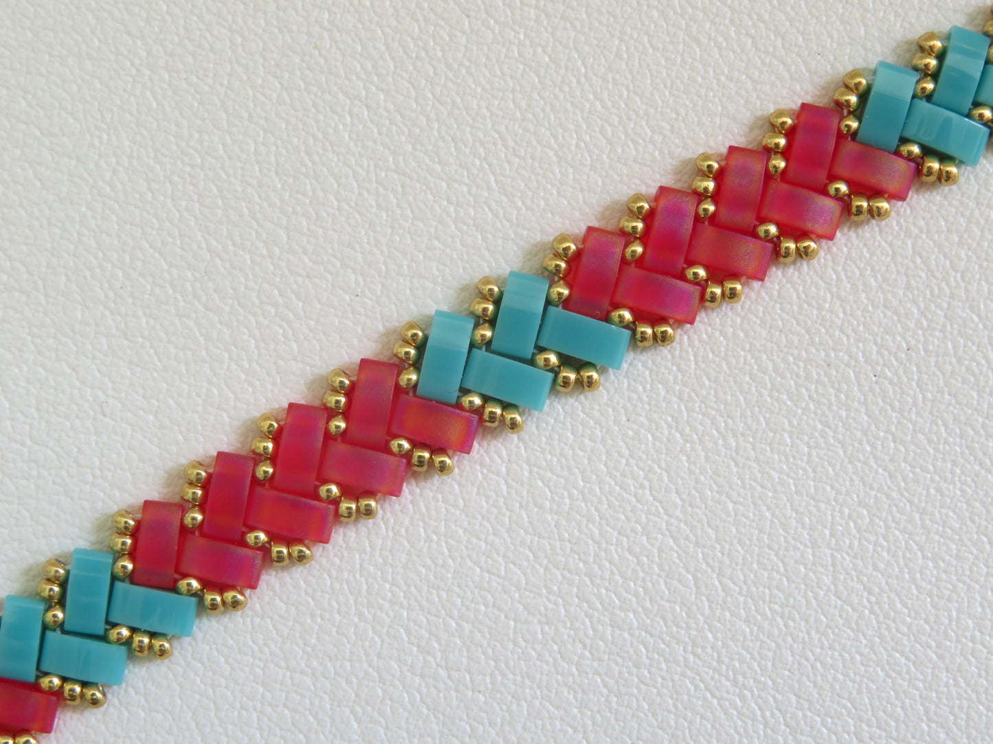 Bracelet Miyuki 1 rang Berry Surf