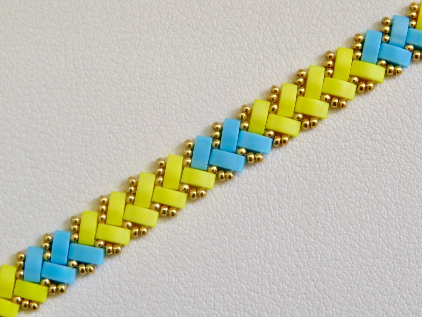 Bracelet Miyuki 1 rang Sky Glow