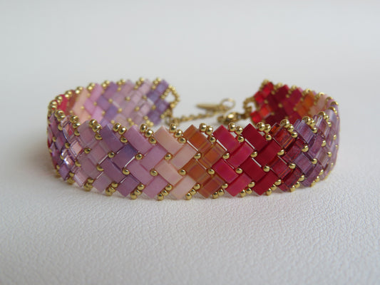 Bracelet 2 rangs dégradé Full Color