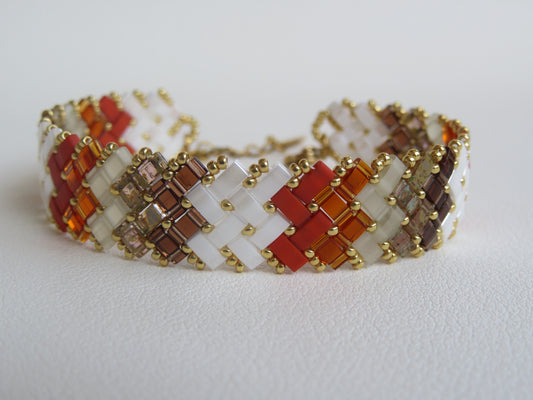 Bracelet 2 rangs dégradé long