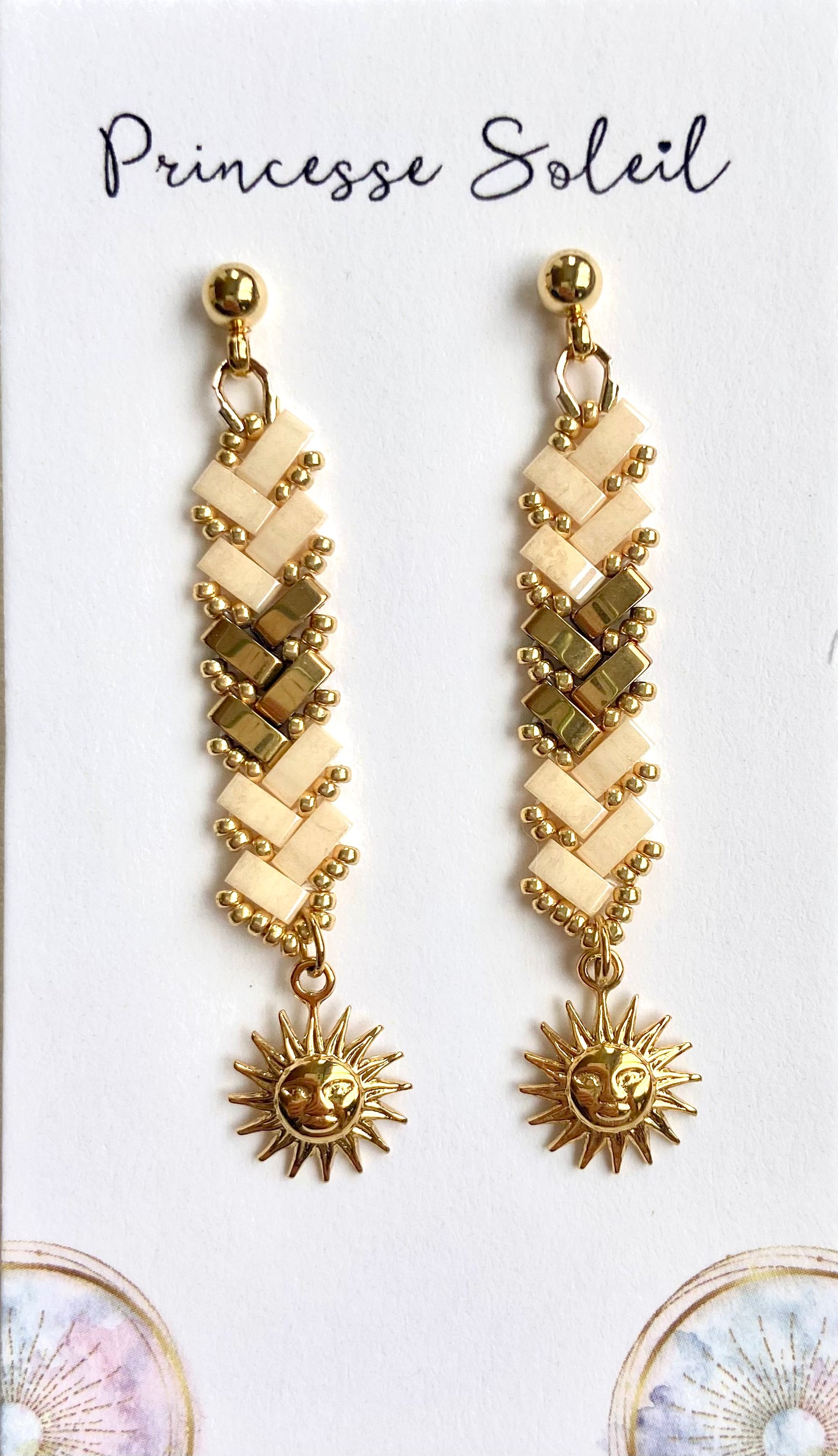 Boucles d'Oreilles charm Soleil