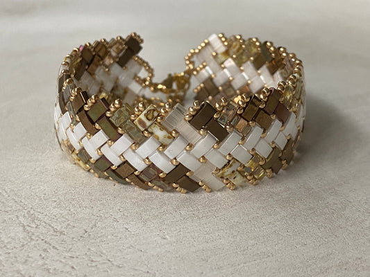 Manchette 3 rangs dégradé exterieur