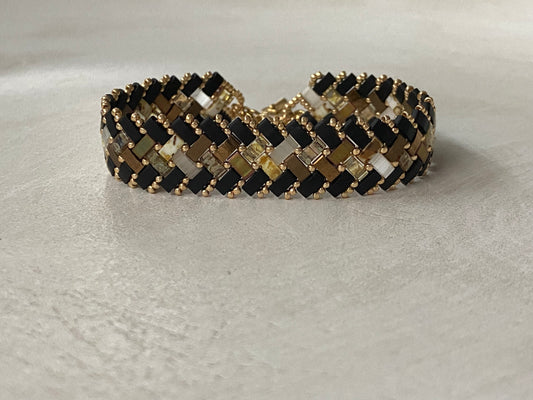 Bracelet 2 rangs dégradé intérieur