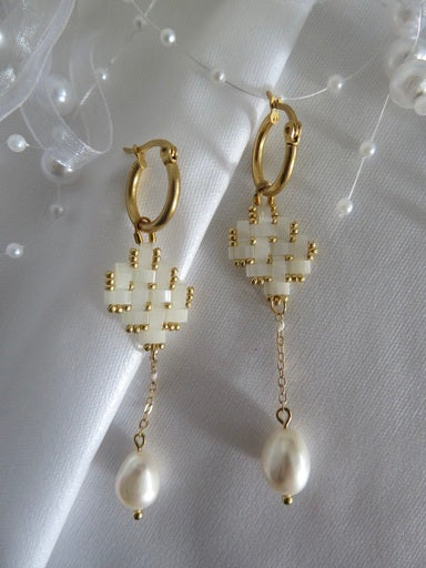 Boucles d'oreilles Mariage #19