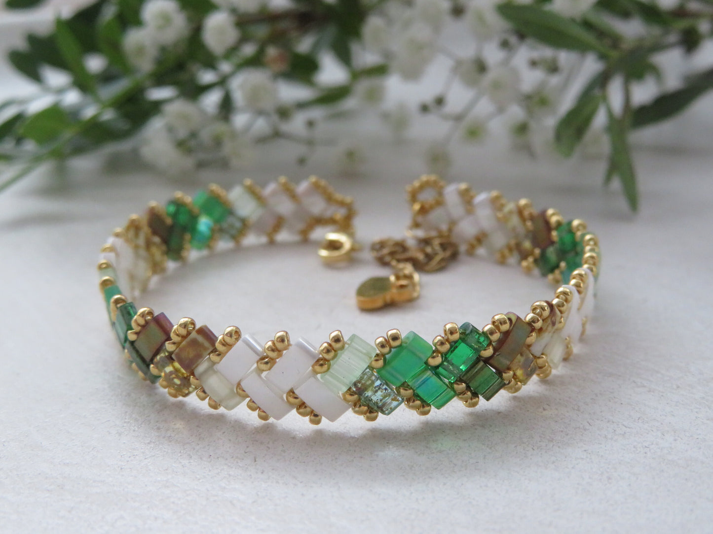 Bracelet 1 rang dégradé court