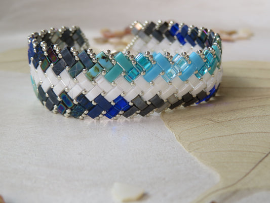 Bracelet 3 rangs dégradé Extérieur