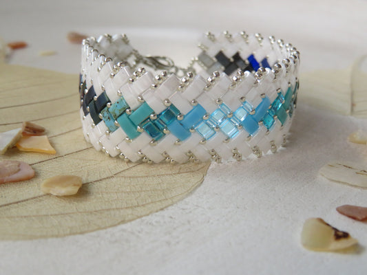 Bracelet 3 rangs dégradé intérieur