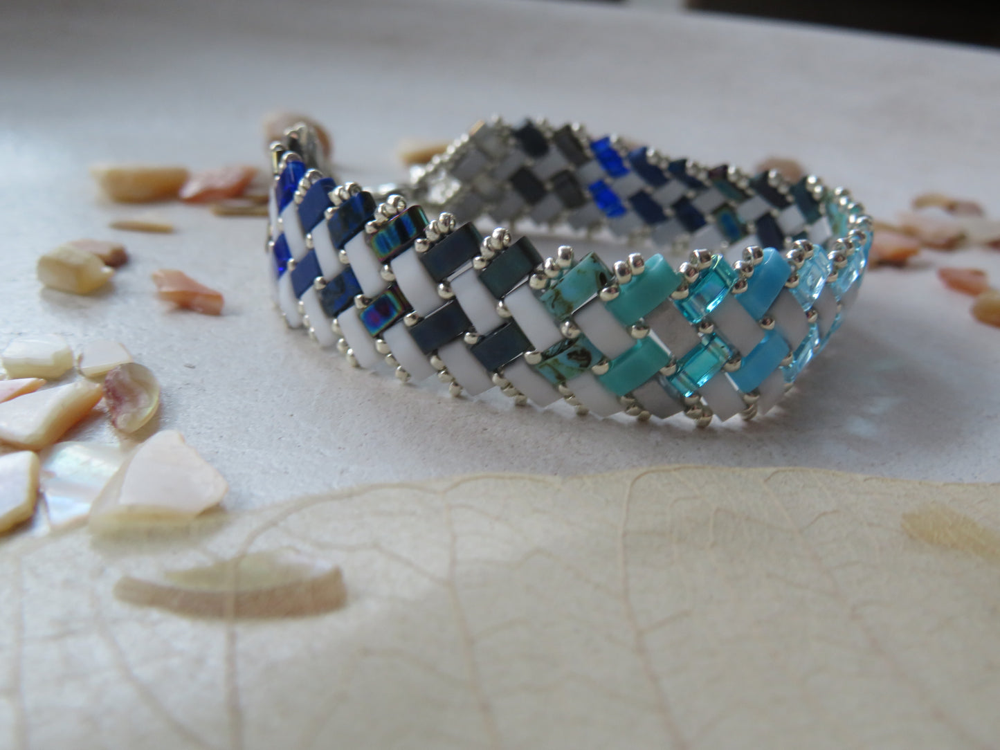 Bracelet 2 rangs pointillés