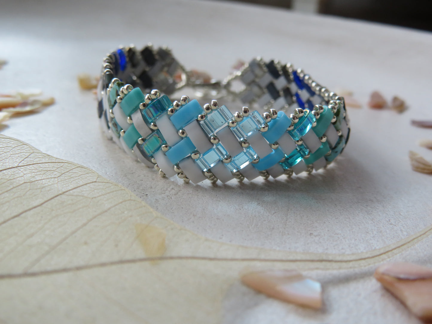 Bracelet 2 rangs pointillés